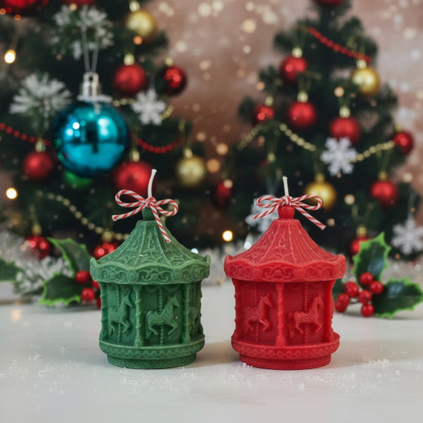 CHRISTMAS CAROUSEL CANDLE