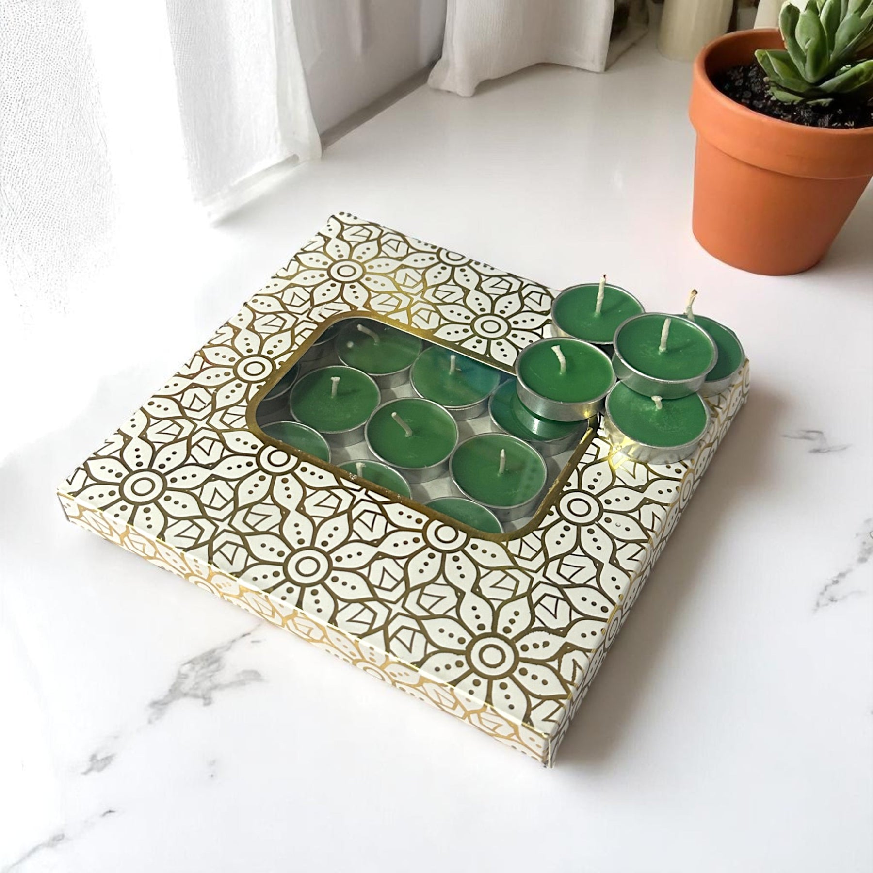 Minty Fresh Tealight Candle