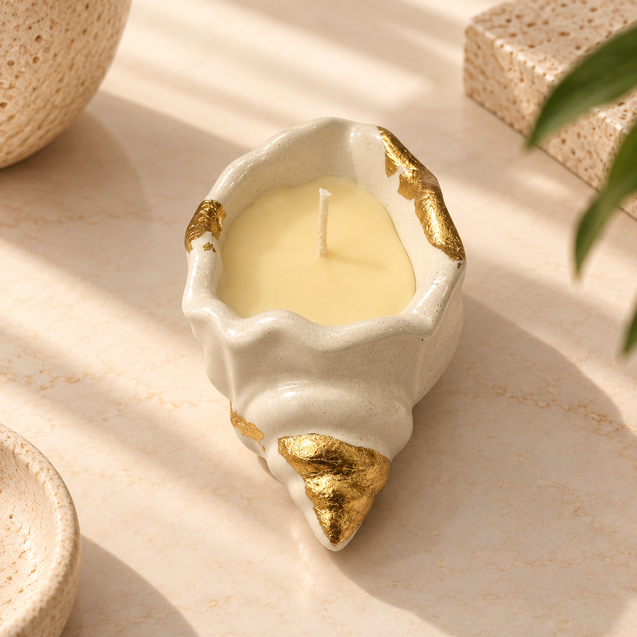 Patchouli, Amber & Warm Woods — Sacred Flame Candle