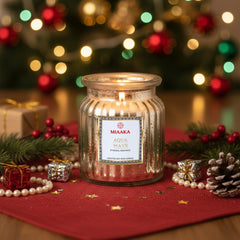 Luxury Fresh Aqua Wave Scented Candle in Glass Jar