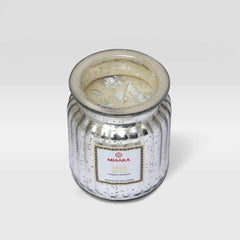 Luxury Fresh Aqua Wave Scented Candle in Glass Jar
