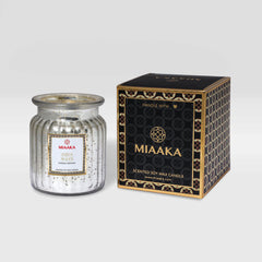 Luxury Fresh Aqua Wave Scented Candle in Glass Jar