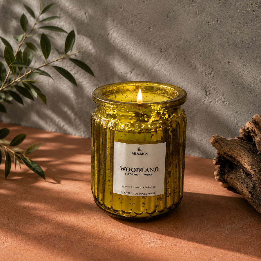Bergamot, Aromatic Wood - Ethereal Radiance Candle