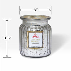 Luxury Shea Scented Glass Jar Candle