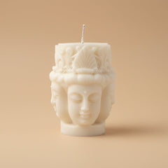 Divine Buddha Rosemary Scented Wax Sculpture Candle