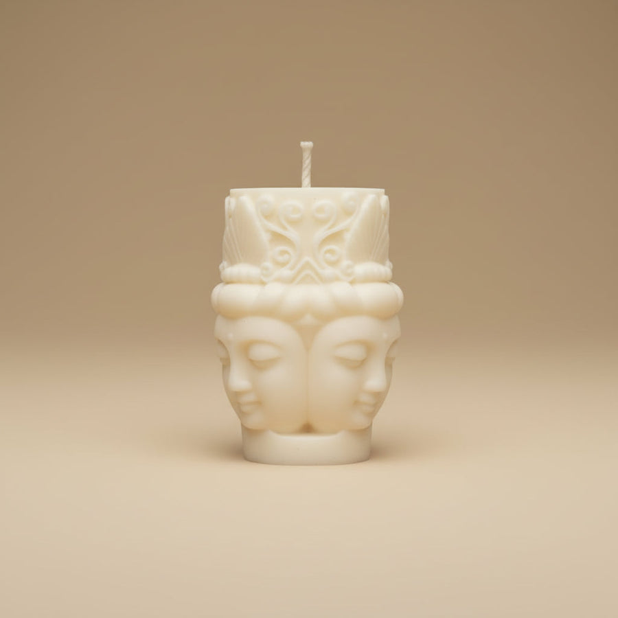 Divine Buddha Rosemary Scented Wax Sculpture Candle
