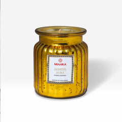 Ethereal Radiance Jasmine Aura Candle in Glass Jar