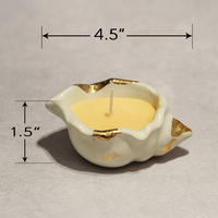 Jasmine Aura Scented Sacred Flame Candle
