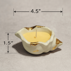 Jasmine Aura Scented Sacred Flame Candle