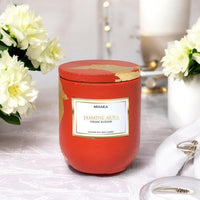 Jasmine Aura Scented Candle in Ceramic Jar