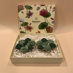 ROYAL URLI GIFT BOX - SET OF 2 GREEN CANDLE