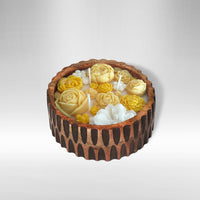 Handmade Wooden Bowl Candle for Gifting
