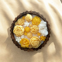 Handmade Wooden Bowl Candle for Gifting