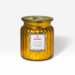 LUMINOUS BERGAMOT SCENTED GLASS JAR CANDLE