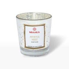 Myrtle Mist Short Shine Candle for Relaxation