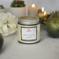 Minty Fresh Scented Candle in Glass Jar