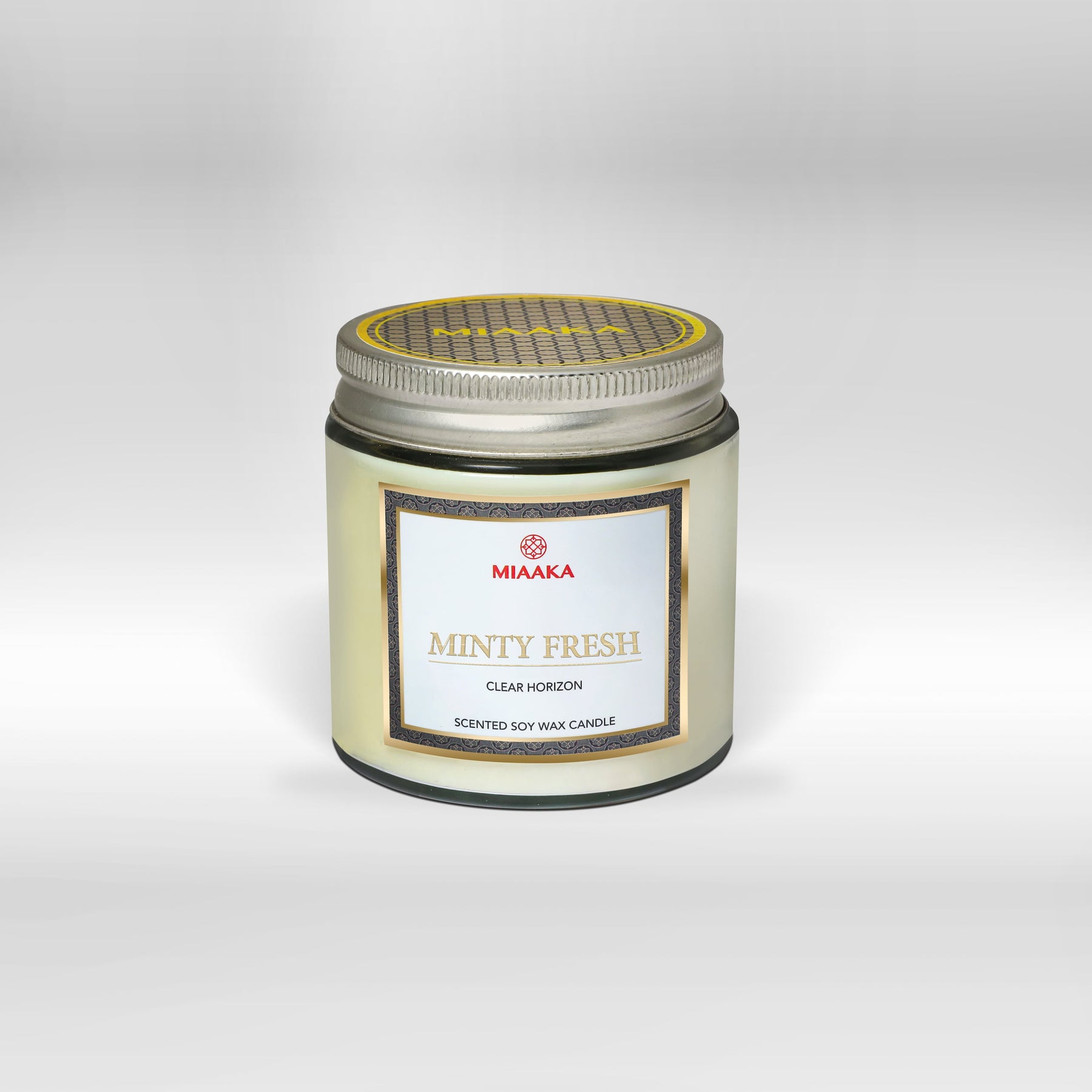 Minty Fresh Scented Candle in Glass Jar