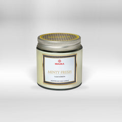 Minty Fresh Scented Candle in Glass Jar