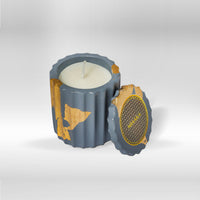 Myrtle Mist – Deep Fluted Cement Candle