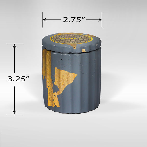 Myrtle Mist – Deep Fluted Cement Candle