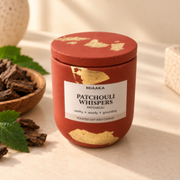 Patchouli, Amber & Warm Woods — Ceramic Blossom Candle