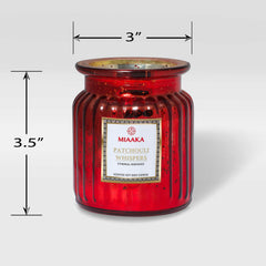 Rose Petal & Patchouli Whispers Scent Candle