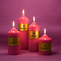 CLASSIC PILLAR CANDLE - PINK