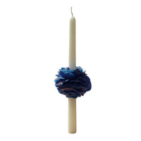 Peony Taper Lotus Lavender Soy Wax Candle Set - BLUE