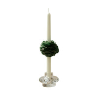 Peony Taper Spiced Oud Black Currant Soy Wax Candle Set - GREEN