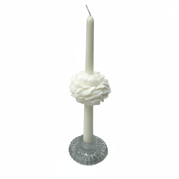 Peony Taper Rosemary Soy Wax Candle Set