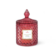 Luxury Woodsy Scented Candle in Crystal Glass Jar